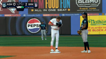 Carson Benge's three hits