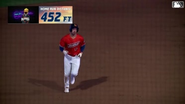 Drew Lugbauer crushes a two-run home run
