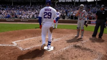 Michael Busch's three-run homer (2)