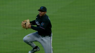 Xavier Edwards' diving stop at second base