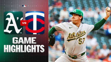 A's toss two-hit shutout in 2-0 win over Twins