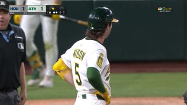 Jacob Wilson hits into fielder's choice