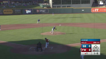 Kasen Wells' inside-the-park home run