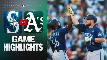 Luke Raley hits two-run homer in Mariners' 9-2 win