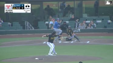 James Tibbs III doubles (26) on a sharp line drive to center fielder Raudi Rodriguez. Zach Ehrhard scores. Ryan Ward scores.