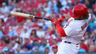Alec Burleson's two-run double
