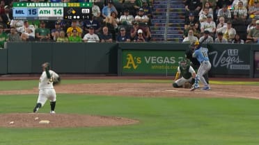 Zack Gelof throws out Blake Perkins after review