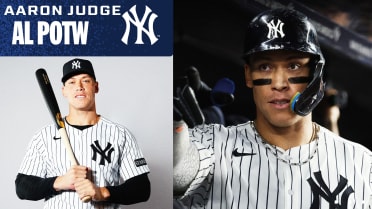 Aaron Judge is named the AL Player of the Week