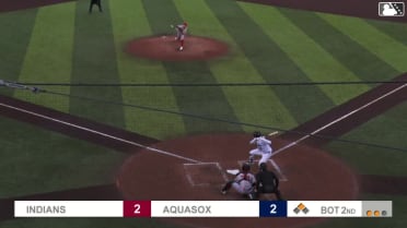 Jonny Farmelo doubles (3) on a fly ball to left fielder Max Belyeu. Carter Dorighi scores.