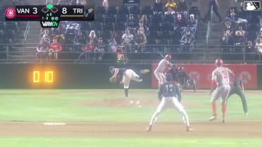 Jake Casey homers (12) on a fly ball to center field. JoJo Parker scores.