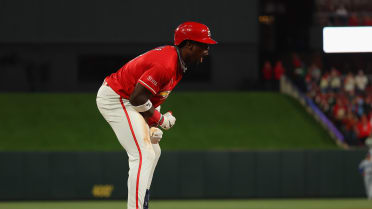 Jordan Walker's two-run triple