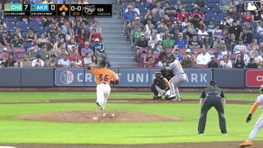 Dom Keegan singles on a line drive to left fielder Nick Mitchell. Brandon Butterworth scores. Aron Estrada to 3rd. Thomas Sosa to 2nd.