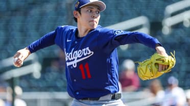 Roki Sasaki strikes out two in spring start