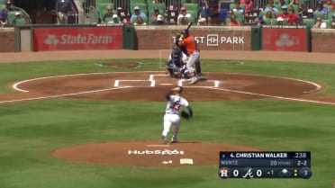 Christian Walker's RBI single
