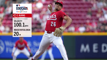 Chase Burns touches 100.1 mph against the Rockies