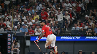 Brayan Rocchio singles after review
