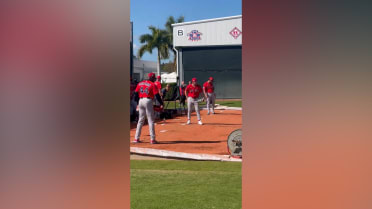 Chapman, Gray, Kutter throw at camp 