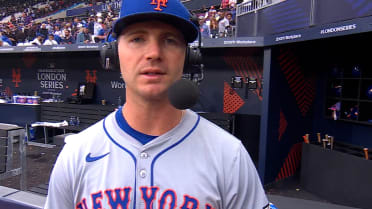 Pete Alonso on game-ending double play, London Series