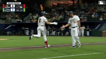 Dylan Dreiling knocks a two-run homer to right