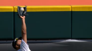 Riley Greene's slick running catch