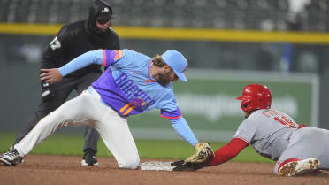Jacob Stallings nabs Noelvi Marte after review