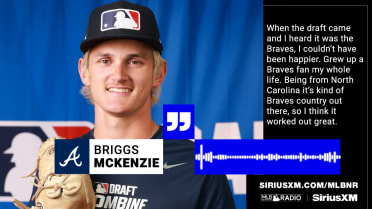 Briggs McKenzie discusses being drafted by Braves