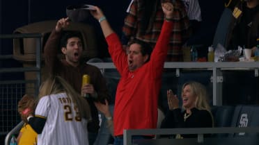 Fans make nice catches at Petco Park