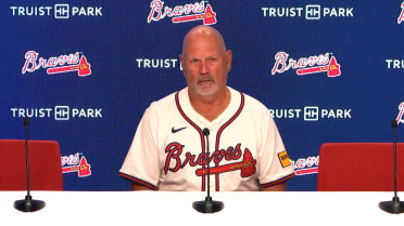 Brian Snitker talks win, Waldrep's outing