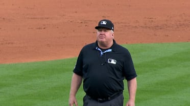 Matt Wallner is safe at the plate after review