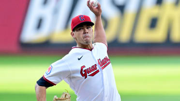 Joey Cantillo's first strikeout of the game
