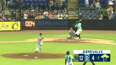 Caden Powell doubles (5) on a line drive to center fielder Edward Florentino. Justin Thomas Jr. scores. Ethan Frey to 3rd.