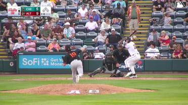 Easton Carmichael's solo home run