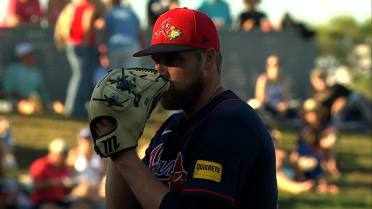 Bryce Elder strikes out six against Red Sox