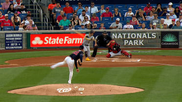 Foster Griffin strikes out Brandon Lowe