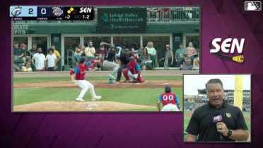 Angel Genao singles on a line drive to left fielder Bryan De La Cruz. Dayan Frias scores. Cooper Ingle to 3rd.