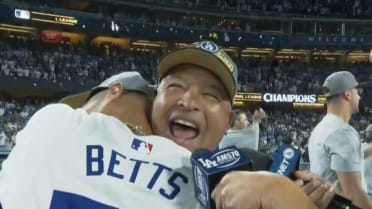 Dave Roberts on advancing to the World Series, more