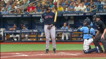 Casas walks on 14-pitch at-bat