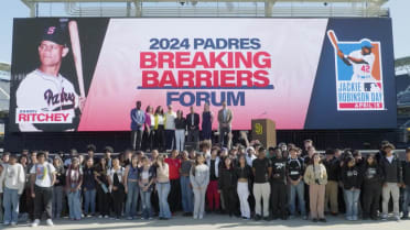 Padres host Breaking Barriers forum at Petco Park