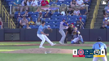 Kade Snell homers (5) on a fly ball to right field. Jose Escobar scores.