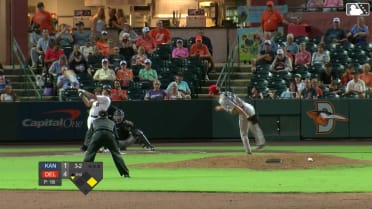 First-rounder Ike Irish hits first professional homer
