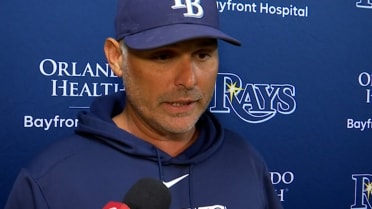 Kevin Cash discusses the Rays' 3-0 loss