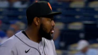 Dylan Smith leaves a pair stranded in the 7th