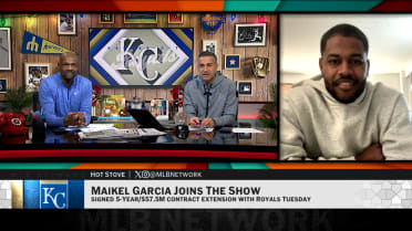 Maikel Garcia talks contract extension with Royals