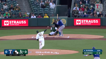 HR de 3 carreras de Jake Burger 