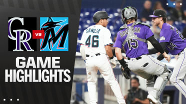 Rockies vs. Marlins Highlights