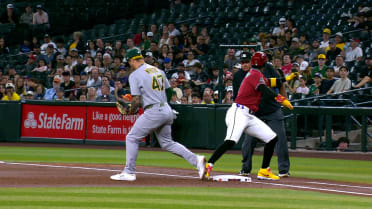 Perdomo is called safe following a challenge