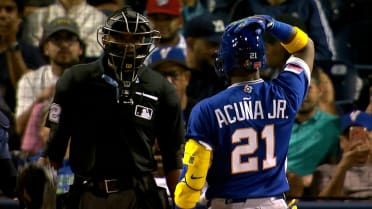 Ronald Acuña Jr. attempts to use an ABS Challenge