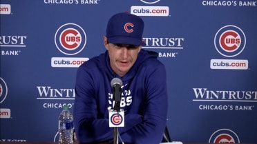 Craig Counsell discusses the Cubs' 5-0 win