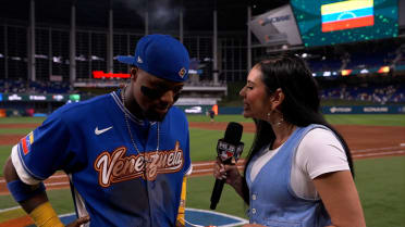 Ronald Acuña Jr. on Venezuela advancing