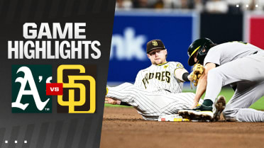 Athletics vs. Padres Highlights 